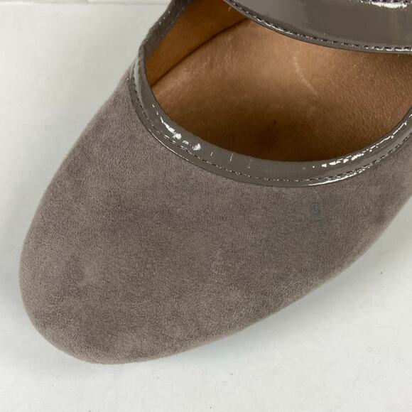 Nurture Olivvia Gray Suede Mary Jane Heels Women's Size 8 M - Picture 5 of 9